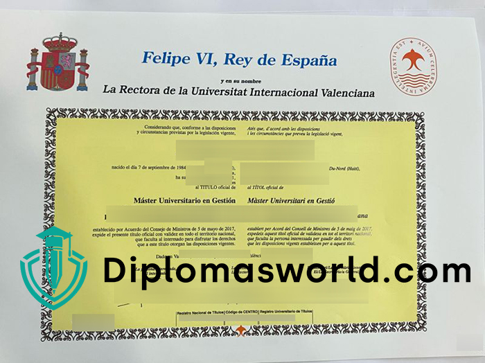 Valencian International University degree