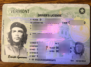 Vermont driver's license sampel, Buy a Vermont ID sample