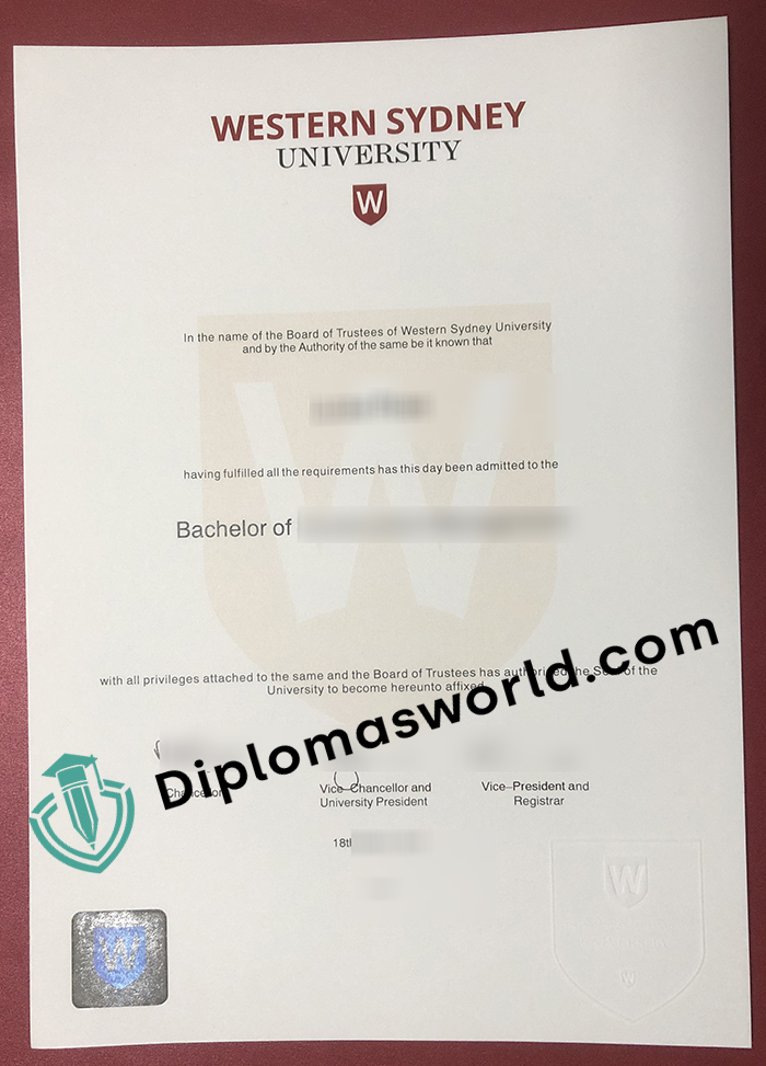 Western Sydney University degree