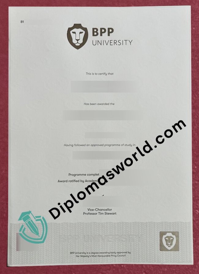 BPP University degree BPP University degree