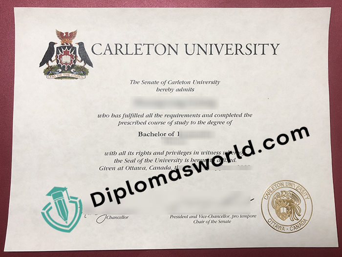 Carleton University degree, Carleton University diploma