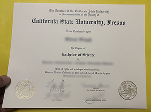 Fresno State Diploma, California State University, Fresno Degree sample