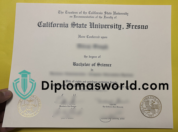 Fresno State Diploma, California State University, Fresno Degree Fresno State Diploma, California State University, Fresno Degree