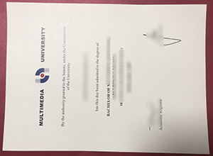 Multimedia University diploma