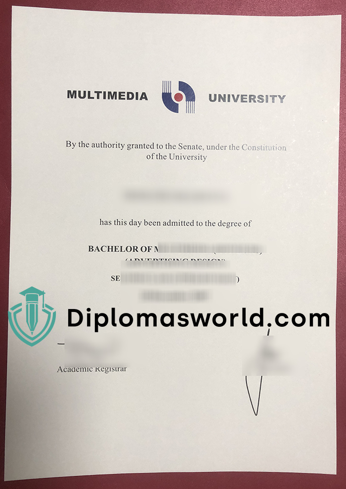 Multimedia University diploma, Multimedia University degree