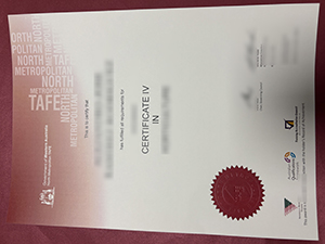 North Metropolitan TAFE certificate sample