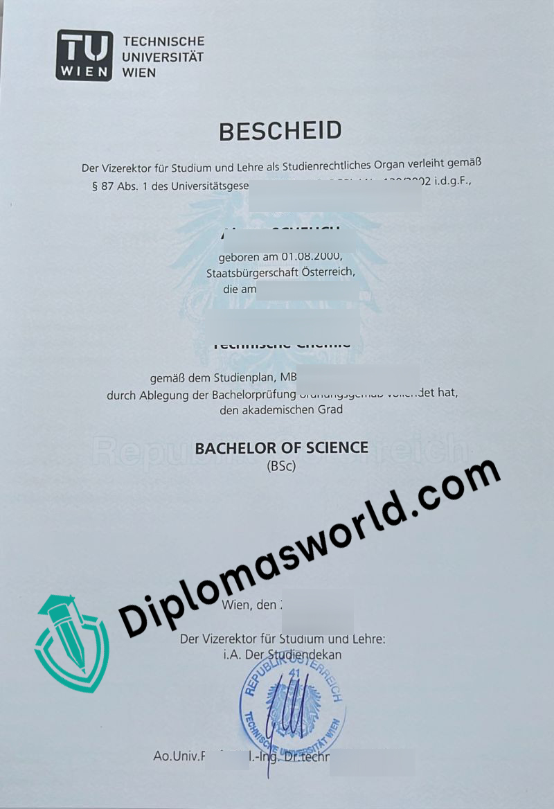 TU Wien bescheid TU Wien bescheid