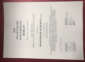 Technische Universität Berlin Urkunde, buying a Technische Universität Berlin diploma sample
