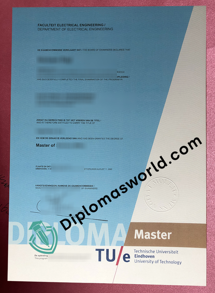 Technische Universiteit Eindhoven diploma