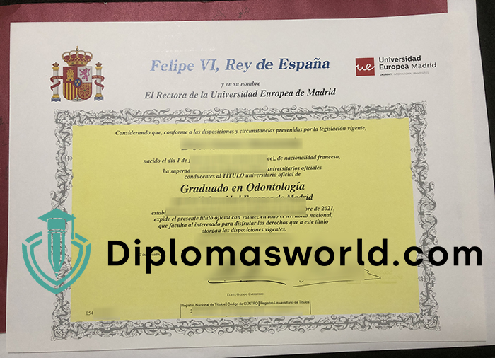 Universidad Europea de Madrid titulo Universidad Europea de Madrid titulo