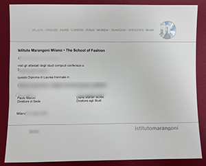 Istituto Marangoni Milano diploma, Istituto Marangoni Laurea